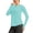 Mint Green, variant on Soft Workout Tops for Women Sun Protection Shirts with Thumb Holes Quick Dry Running Hiking Rash Shirt Mint Green XL(XL)