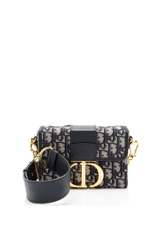 Pre-Owned Dior Oblique 30 Montaigne Box Shoulder Bag