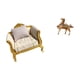 thumbnail image 1 of Modelo De Sofá En Miniatura Y Figuras De Caballos, Artesanías Vintage, Muebles De Simulación, Juguete Para Casa De Muñecas, Escena De Vida DIY Y Decoración Del Hogar., 1 of 8
