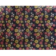 thumbnail image 4 of oneOone Georgette Viscose Navy Blue Fabric Florals Sewing Craft Projects Fabric Prints By Yard 42 Inch Wide, 4 of 4