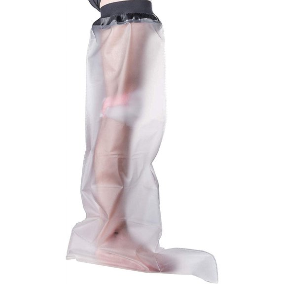 Waterproof Leg Cast Cover for Shower,Adult Full Leg Cast Shower Protector,Watertight Protection to Broken Leg,Wound, Burns Reusable