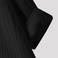 thumbnail image 6 of HOWPAY Button down Shirts for Women Long Sleeve Solid Color Classic Fit Collared Work Tops Oversized Stretch Loose Dressy Casual Fall Clothes Black L, 6 of 7