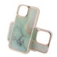 thumbnail image 1 of Funda protectora de TPU con diseño de mármol fino para iPhone 15 Plus, 1 of 7