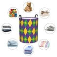 thumbnail image 6 of Gaeub Mardi Gras Dirty Clothes Storage Basket, Toy Storage Bin for Storing Clothing, Diapers, Toys - Medium, 6 of 8