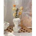 thumbnail image 1 of Estatua de estilo romano griego, jarrón de flores, maceta suculenta, contenedor de brochas de maquillaje, portalápices, regalo para decoración del hogar JAMW Sencillez, 1 of 5
