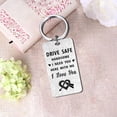 thumbnail image 5 of Drive Safe Keychain Gifts for Him Husband Boyfriend, I Love You Birthday Keepsake Gift for My Man, 5 of 5