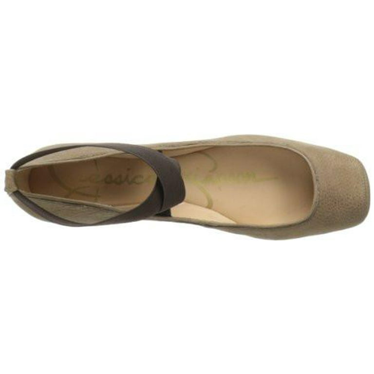 Jessica Simpson Women's Mandalaye Leather Ballet Flat Shoes