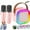 Pink, variant on Glistenwing Mini Karaoke,2025 New Glistenwing Karaoke,Stellaya Mini Karaoke Machine,Fall Portable Wireless Small Karaoke Speaker Kids with 2 Mic,Immersive 3D Sound Quality