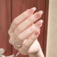 thumbnail image 5 of Parche para uñas con forma de ojo de gato ruborizado hecho a mano para usar con armadura y manicura con lazo, 5 of 5
