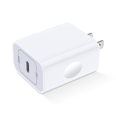 pannbo 20W USB C Fast Charger Block, PD 3.0 Wall Plug Adapter for Samsung Galaxy S26 S25 S24 Ultra A36 A35 A54 Z Flip Fold7, iPhone 17 16 15 14 Pro Max Plus, Pixel 10 9, Single Port Compact Travel Ch