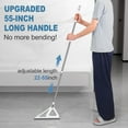 thumbnail image 4 of Raistyw Multifunction Rubber Air Broom, Silicone Broom for Cleaning Pet Hair, 52" Long Handle Squeegee Broom for Floor,  Living Room, Kitchen, Bathroom, Gray, 4 of 12