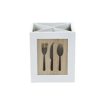 CCOCC Pencil Holder for Desk,European Country Style Pencil Holder,Creative Kitchen Series Pencil Organizer,White