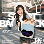 BIOSLED Smart LED School Backpack Bluetooth Pixel Art Trendy College bag