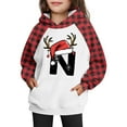 thumbnail image 5 of Cowsor Cute Hoodie for Teen Trendy Letter Print Preppy Hooded Sweatshirts Kids Pullover Long Sleeve School Outfits, 5 of 5