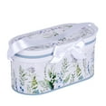 thumbnail image 4 of STP GOODS Lily of the Valley Bone China Mug Set of 2 in Gift Box 10.14 fl oz (300 ml) Floral Mugs Coffee and Tea Mugs for Latte Cocoa Chocolate, White and Green, 4 of 10