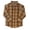 328 - Burnt Orange / Gold, variant on Boys Long Sleeve Button Down Plaid Checkered Shirt