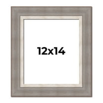 12x14 Frame Grey Real Wood Picture Frame Width 2.75 Inches | Interior Frame Depth 0.5 Inches |