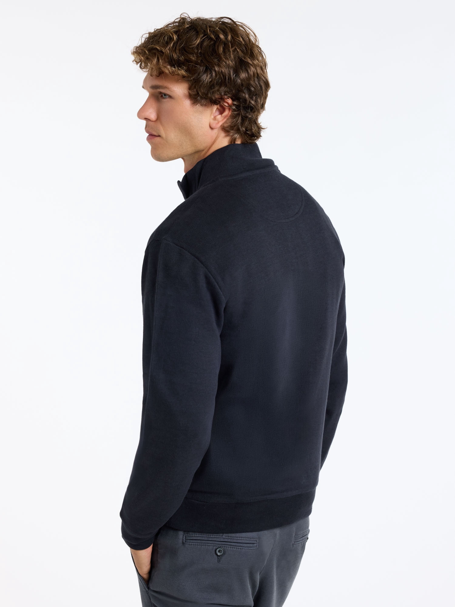 U.S. Polo Assn. Men's Quarter Zip Flatback
