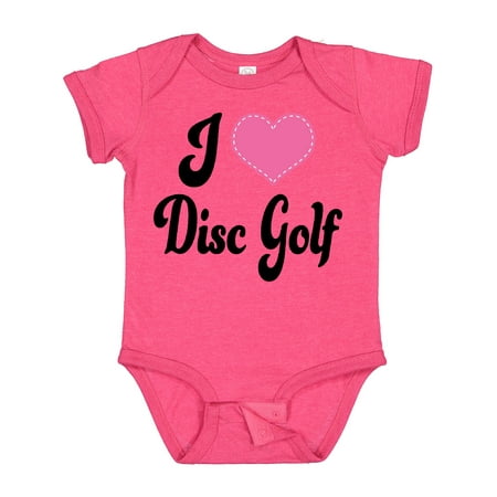 

Inktastic I Love Disc Golf Gift Baby Boy or Baby Girl Bodysuit