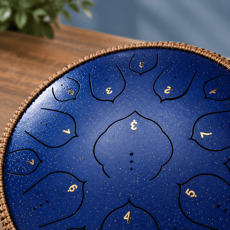 Deepblue 14 Inch 15 Note Steel Tongue Drum Handpan Instrument - Walmart.com
