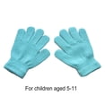 thumbnail image 2 of Ruiboury 1 Pair Kids Gloves Exquisite Keeping-warm Children Gloves Practical Simple Clothes Accessory with Solid Color for Winter Wear Light blue, 2 of 7