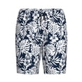 thumbnail image 4 of Wukai Hawaiian Style Men’s Short Pajama Pants With Pockets Soft Sleep Pj Shorts for Men-XX-Large, 4 of 6