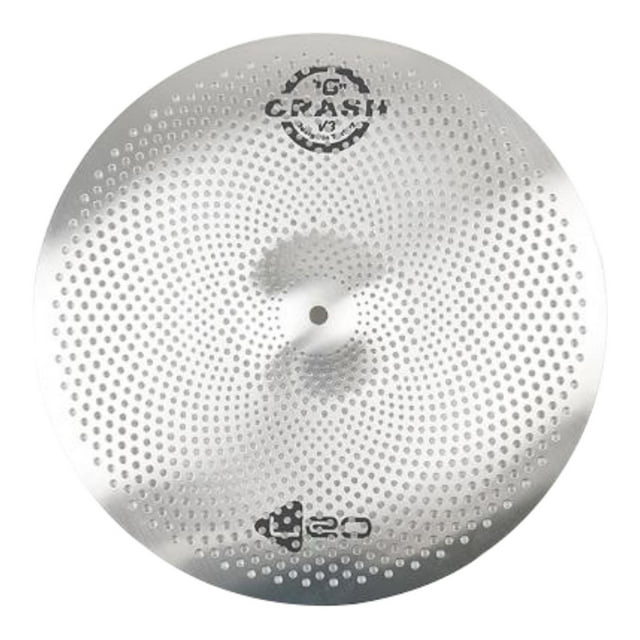 Milaget Low Volume Cymbal Drum Accessories Lightweight Practice Cymbal for Beginners 18inch