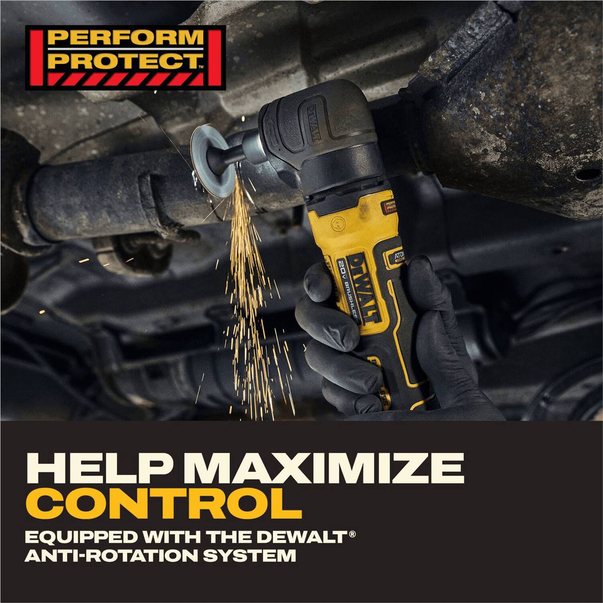 DeWalt ATOMIC 20V MAX Right Angle Grinder Kit with XR PowerStack