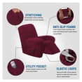 thumbnail image 2 of CNKOO Housse Extensible en Velours pour Fauteuil Inclinable 1 Pce Housse Douce pour Fauteuil Inclinable Housse de Fauteuil Inclinable Protecteur de Fauteuil Inclinable pour Fauteuil Inclinable - Bleu Paon, 2 of 7