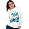 thumbnail image 4 of Smurfs Egg-Cellent Easter Egg Hunt Sweatshirt for Men or Women Brisco Brands S, 4 of 6