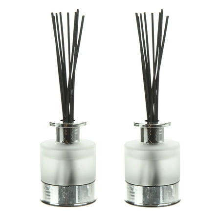 Natural Fragrance Diffuser 2 Pack 3.4oz Color Changing LED Reed Diffuser Set - Lavender & Neroli - Vanilla & Coconut - Natural Fragrance by Unity ()