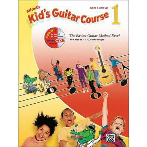 Pre-Owned Alfred's Kid's Guitar Course 1: The Easiest Guitar Method Ever!, Book & Enhanced CD (Unknown) 0882849891 9780882849898