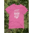 thumbnail image 3 of Life Comes With A Mother Shaped T-Shirt Women -Image by Shutterstock, Female Small, 3 of 4