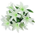 thumbnail image 5 of 6PCS Artificial Lily Flowers - 10 Head Lily Bouquet for Wedding Centerpieces, Home Decor - Realistic Silk Flowers for Vases, Hotel, Office, Party Decorations - Elegant Floral Arrangement, 5 of 7