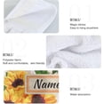 thumbnail image 4 of GZHJMY Custom Yellow Sunflowers Hanging Kitchen Towel Personalized Your Name Hand Towel 2 Pcs Absorbent Hanging Tie Towels for Bathroom Laundry Room Kitchen 12 x 17 Inches, 4 of 6