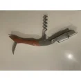 thumbnail image 4 of Wine Opener Corkscrew Bottle Waiters Key With Foil Cutter Double Hinged Wood, 4 of 4