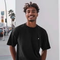 thumbnail image 3 of Dalix Lil Alien Relaxed Heavy Cotton Short Sleeve Summer Tee Mens in Black 3XL XXX-Large, 3 of 5