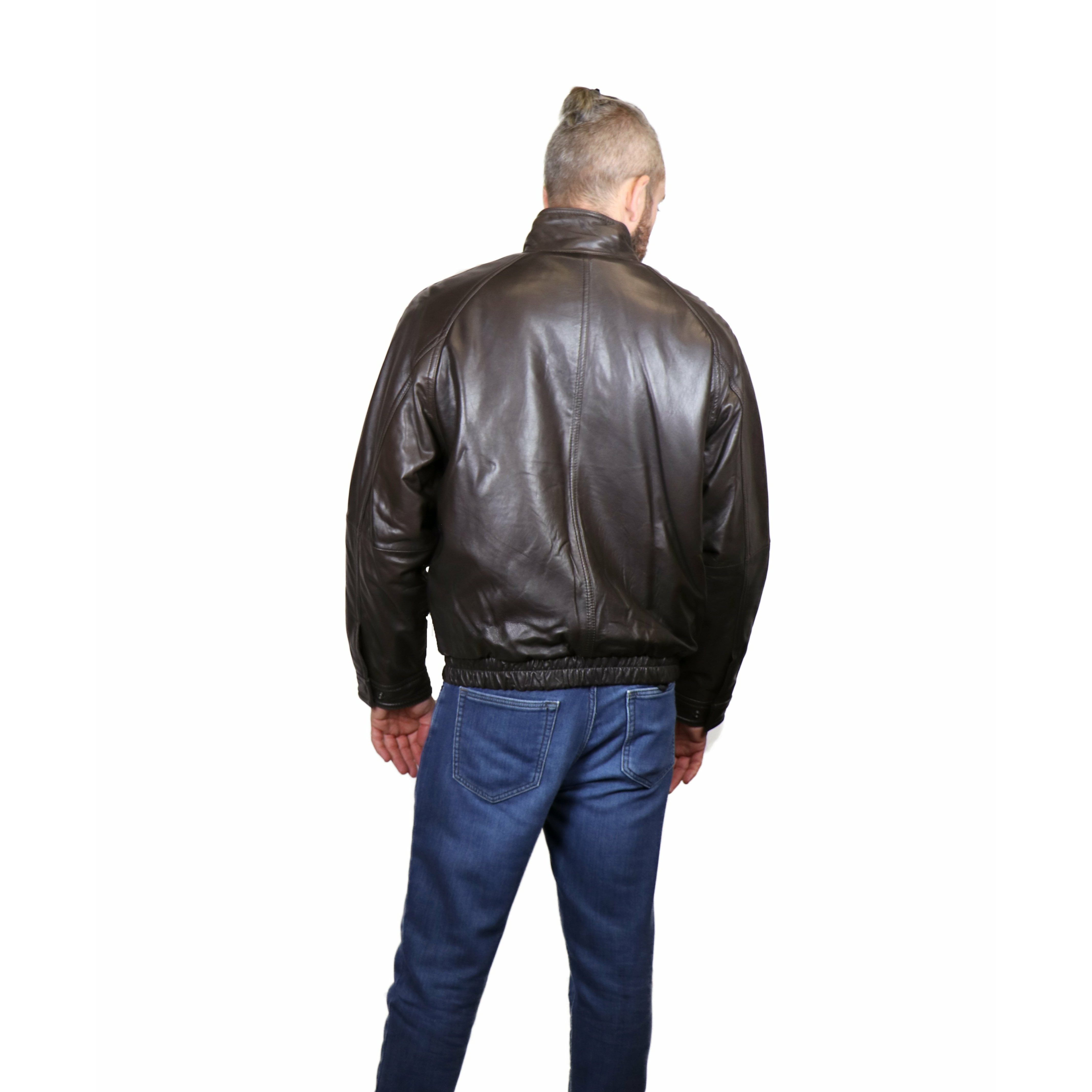 Knoles and carter mens leather jacket cheap