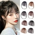 thumbnail image 5 of High Temperature Resistant Synthetic Hair Bangs - Natural Black, Light Brown, Dark Brown, Brown Black - Suitable for All Face Shapes, Easy to Style, Long-Lasting Volume, 5 of 10