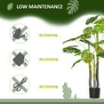 thumbnail image 4 of Resenkos 4FT Artificial Monstera Tree - Faux Decorative Plant in Nursery Pot for Indoor Decor, 4 of 7