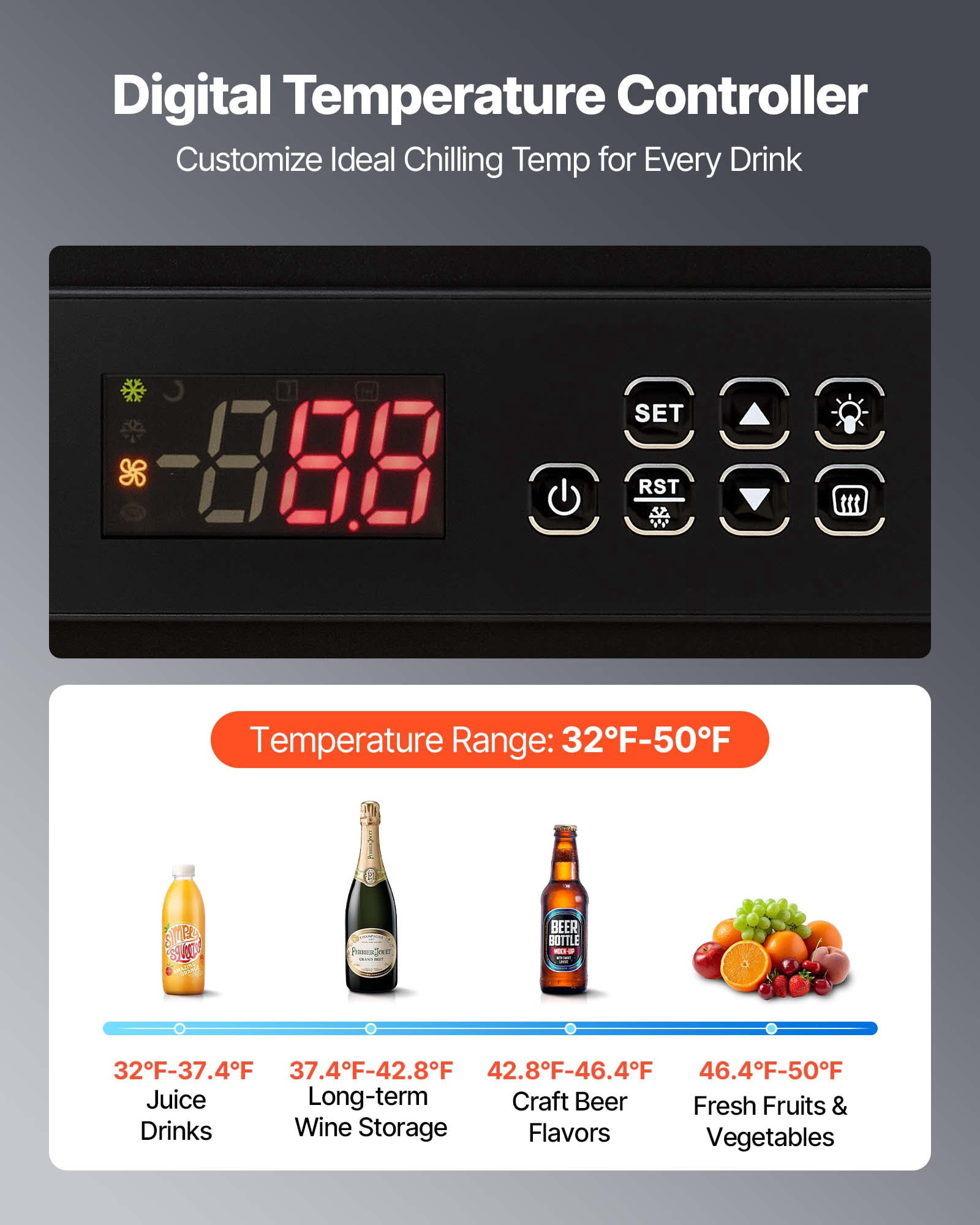 VEVOR Commercial Merchandiser Refrigerator, 24.9 Cu.Ft / 705L Upright Beverage Cooler, 2 Glass Door Display Refrigerator with 5 Adjustable Shelves,Soft LED Light & Casters for Bars Shops Supermarkets