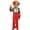 Multicolor, variant on CONZONE Carnival Toddler Boys Clown Dress Up Patchwork Color Jumpsuit With Hat Funny Party Stage Performance Outfits