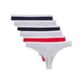 thumbnail image 5 of Pack de 6 tangas de algodón para mujer Tommy Hilfiger, talla M, 5 of 5