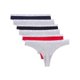thumbnail image 5 of Pack de 6 tangas de algodón para mujer Tommy Hilfiger, talla M, 5 of 5