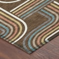 thumbnail image 3 of Addison Rugs Chantille Indoor/Outdoor Transitional Geometric Chocolate Machine Washable Rectangle Rug, 3' x 5', 3 of 7