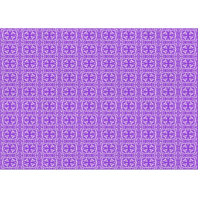 Ahgly Tapis Rectangulaire Lavable en Machine Intérieur Transitionnel Violet Violet, 5 Pieds x 8 Pieds