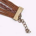 thumbnail image 5 of Pulsera de cuero Pu hecha a mano Retro Vintage, pulsera, pulsera, cadena de mano, abalorio, pulsera de cuero tejida con árbol de la vida, 5 of 5