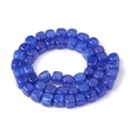 thumbnail image 2 of Natural Agate Beads Strands Dyed Cube Blue 7.5~8x7~7.5x7~7.5mm Hole: 1mm 50pcs/strand 14.5 inch, 2 of 2