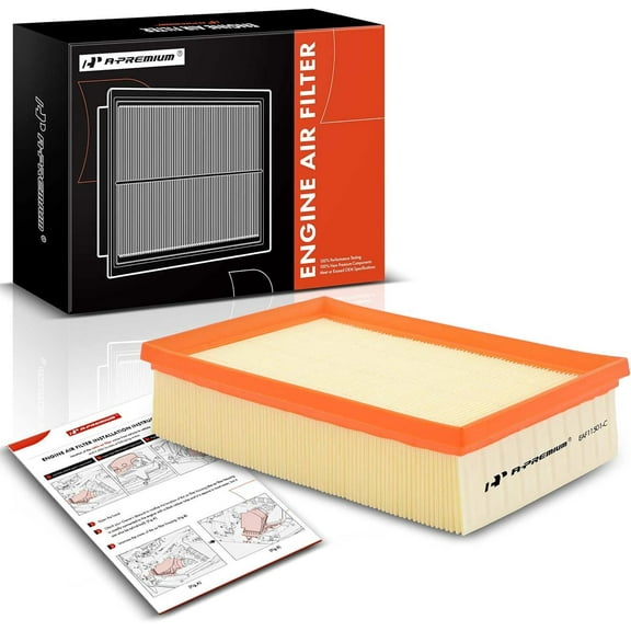 A-Premium Engine Air Filter Compatible with Buick Encore & Chevrolet Trax, 2013-2022, L4 1.4L, Flexible Panel, Replace# 95021102