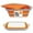 Orange, variant on Drip EZ Collapsible BBQ Prep Tub Junior - Cutting Board & Lid - 1 Piece, Orange